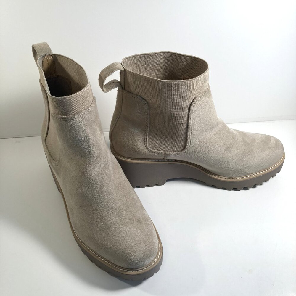 Dolce Vita Tan Faux Suede Ankle Booties/ Size 8.5/ Fall/ Winter Neutral